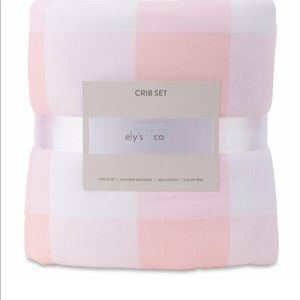 4 piece Baby girl Crib Set